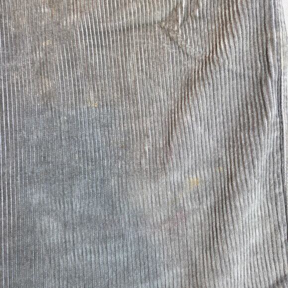 Vintage 1980s LL Bean Corduroy Pants Gray 38x30 Made in Hong Kong - Picture 7 of 13